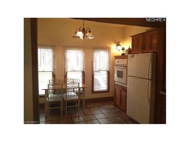 Eating area in kitchen with view to the big backya