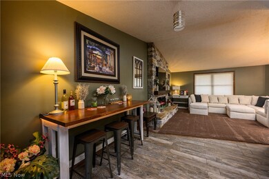 Dining area is open to the kitchen and 4 season room