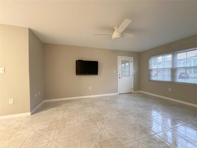 Tiled Living area is freshly painted