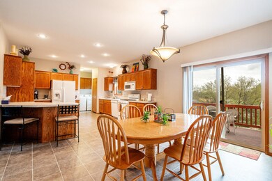 Dining area kitchen