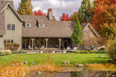 7. Back of home and pond