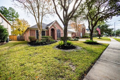 Looking down the private street which is adjacent to walking trails.