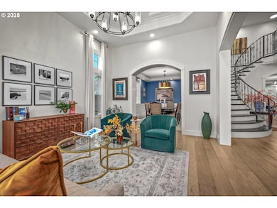 Living Room-Coffered Ceilings