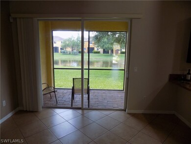 View from the family room out to the lanai (paved)