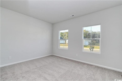 Empty room with light carpet