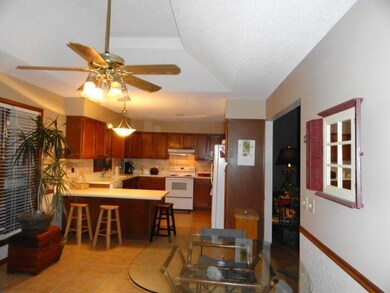 kitchenas you enter from garage