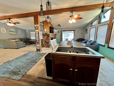 Living area #2 accessible from kitchen