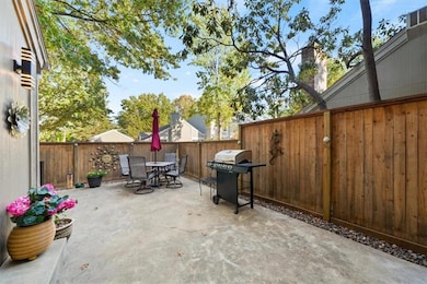 Privacy Fenced Patio Area