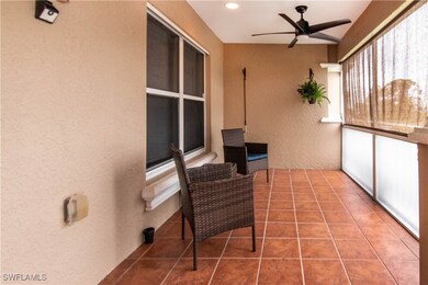 View of patio / terrace featuring ceiling fan