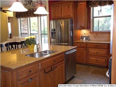 This View of the Kitchen Shows the Center Island w