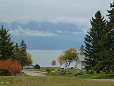 View of Flathead Lake from house