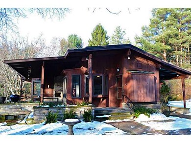 Exterior Front. Side of the home facing the drivew
