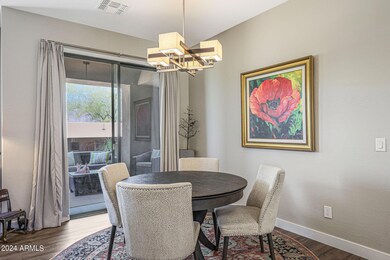 Dining room leads out to patio