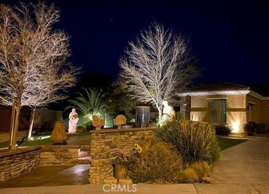 Front Yard - Here's a night time view of the lighting here at night. Pictures can not capture all of the beauty in this scenery, it is without a doubt a must see