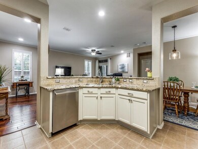 Kitchen with stainless steel Bosch dishwasher and 