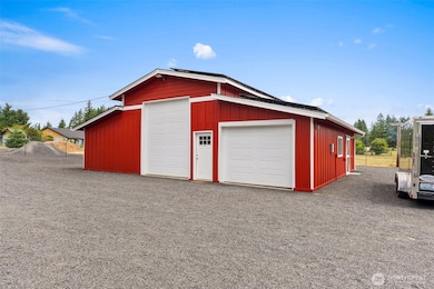 Barn - with tack room, room for horse stalls, and welding hook-up
