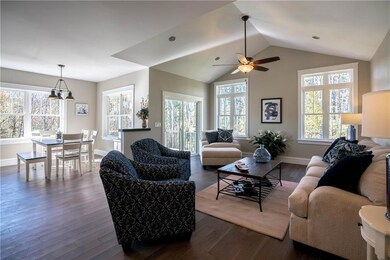Spacious open floor plan with...