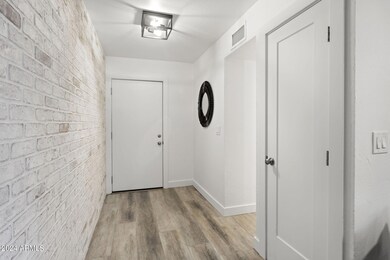 Gorgeous whitewashed accent walls