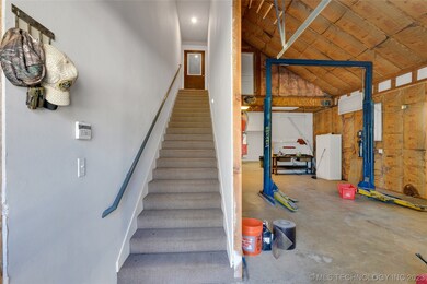 Upstairs leads to home.
2 Zone Heating and Air.