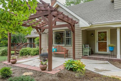Lovely patio with pergola allows great outdoor ent