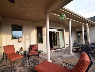 Covered Rear Patio off off of the kitchen & great 