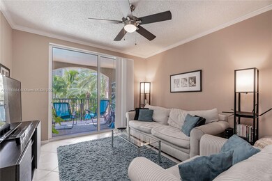 Living room with nice views