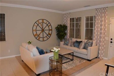 Tiled entry leads to a wonderful living area with 