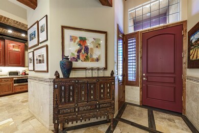 Entrance hints at the artistry that is to come!