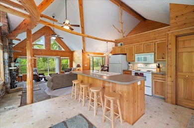 Kitchen, Eating Space, Living