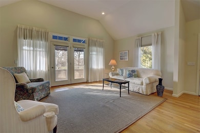 Spacious Living Room with Vaulted Ceilings and Acc