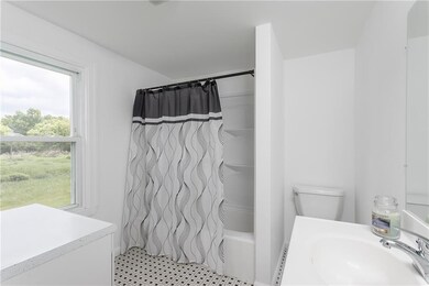 Updated 2nd floor bathroom bright and clean