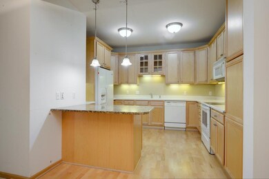 Kitchen and center island