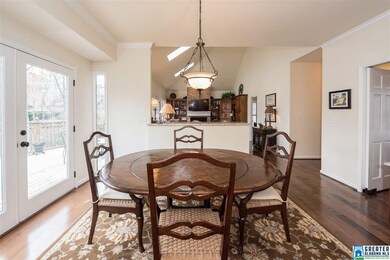 Kitchen features an eat-in area spacious enough to