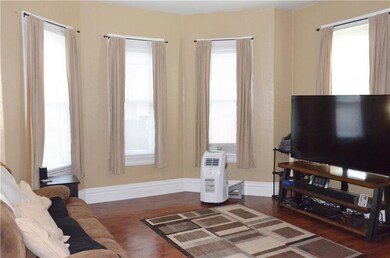 Bayed living room