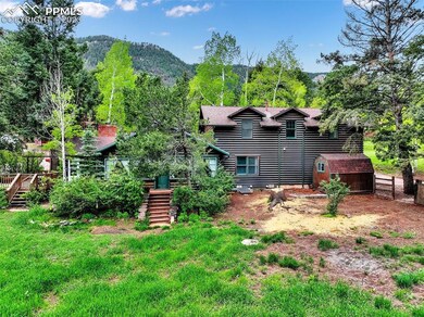 Custom home nestled in the trees