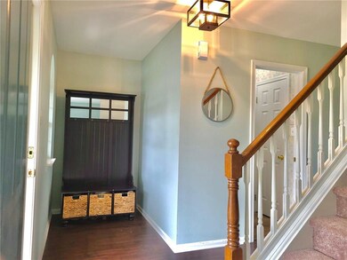 Enter into the foyer.