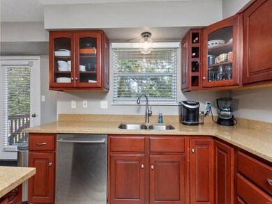 Updated kitchen-newer cabinets, solid surface coun