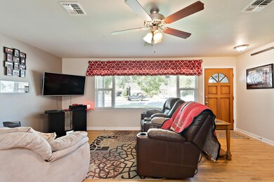 living facing door