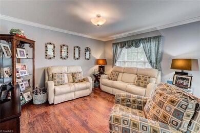 Upstairs living area