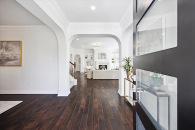 Step into a freshly painted, light-filled foyer fe