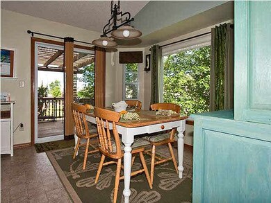 The homeowners added upgraded light fixtures throu