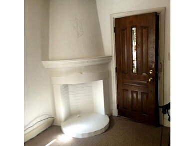 Living Room. Decorative fireplace in living room