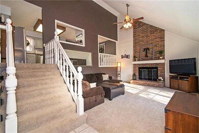 Large family room.  With its open concept, its per