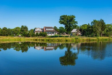 Nora's Meadow Pond with View of House in the Distance