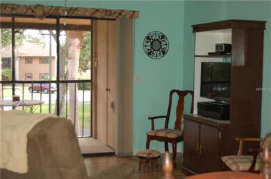 View from opposite corner in dining room into livi
