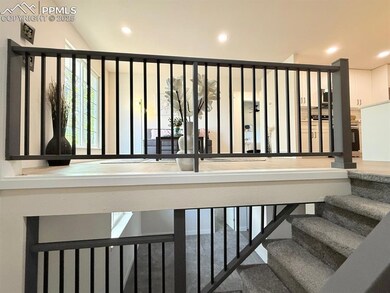 Stairway with recessed lighting