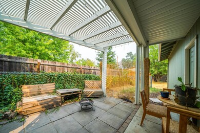 Covered patio off of dining area