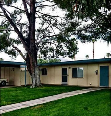 Blue door is laundry room, right next to the unit.