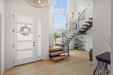 Foyer - Grand Custom Staircase