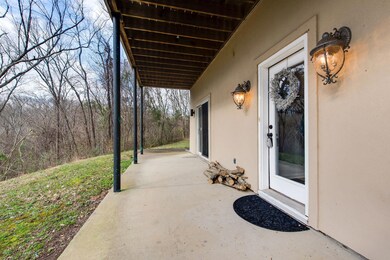 Welcoming front porch....